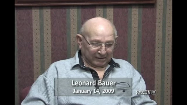 WWII Pacific Veteran Interview Leonard Bauer 1-14-09