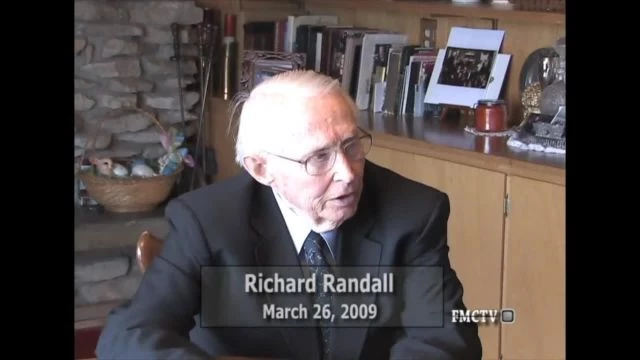 WWII Veteran Interview Richard Randall 3-26-09